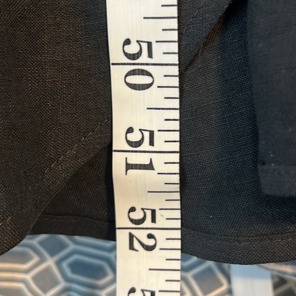 🖤Tiar Bellomo,Los Angeles,Soft Black,Lagenlook Linen Asymmetrical Dress,Size S - Picture 12 of 12